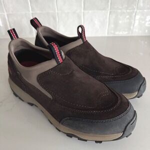 LL Bean Sport Moc Shoes Women 9 Brown Suede Thinsulate Slip On Outdoors 05330‎